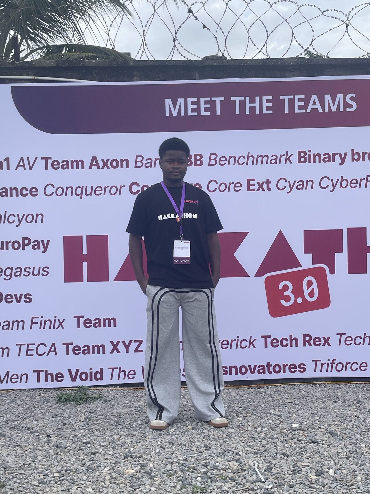Rasaq Ayomide at Squad Hackathon 3.0